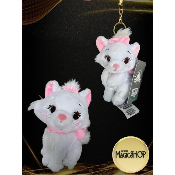 Disney Other - Disney Japan Marie Aristocats Cat Plush & Keychain- Set 2